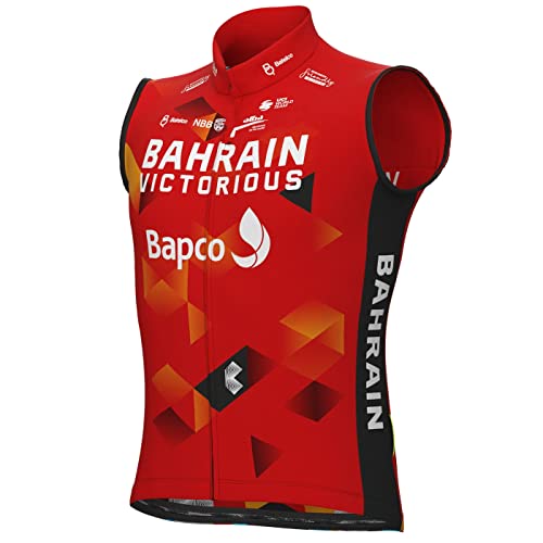 SGCIKER 2022 pro team BAHRAIN Windjacke Weste Windjacke Herren Fahrrad bekleidung, MTB Windstopper Radsport weste (M) von SGCIKER