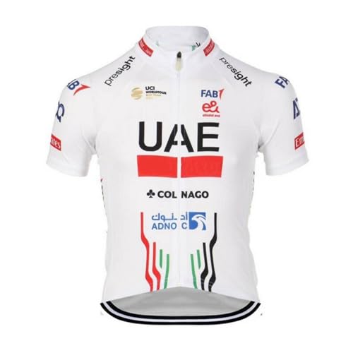SGCIKER 2024 Herren World Tour Team UAE Radtrikot, kurzärmliges atmungsaktives Radtrikot MTB-Fahrrad Bekleidungs Hemd (XL) von SGCIKER