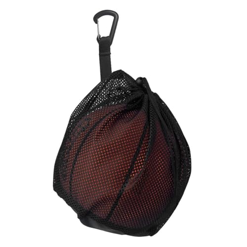 SGERUFZ 1 Pcs Ballsack Ballnetz Basketball Tasche Rucksack Tragbare Ballnetz Basketball Bag Netztasche Balltasche Zubehör Net Tasche für Fußball Tennis Kinder Erwachsene von SGERUFZ