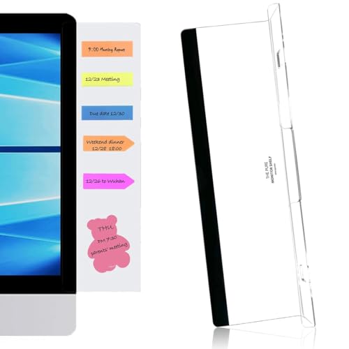 SGERUFZ 1 Stück Büro-Schreibtisch-Zubehör, Monitor, Memoboard, Computer-Nachrichtentafel, Bürobedarf für Damen/Herren, Computer-Haftnotizenhalter mit Telefon Halter von SGERUFZ