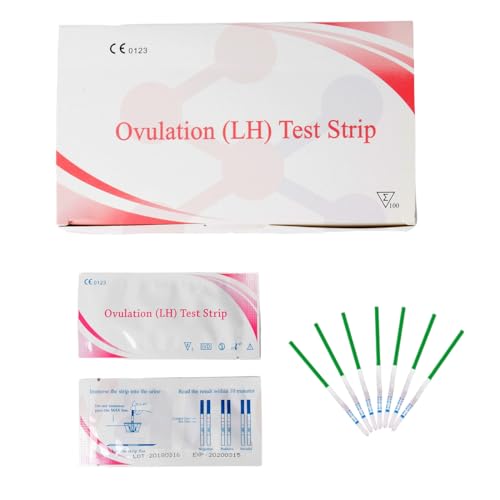 SGERUFZ 20 Stück Ovulationstests, Optimaler Sensitivität, Fruchtbarkeitstest für Frauen, Leicht Anzuwenden von SGERUFZ