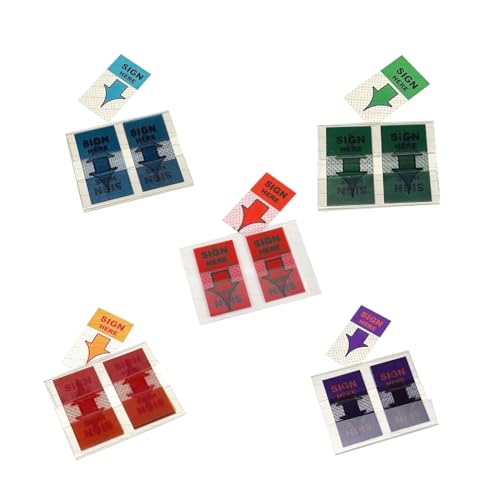 SGERUFZ 250 Stück Haftnotizen, Seitenmarkierungen, Pfeil-Tabs, Aufkleber, Notarbedarf für Büro, Schule, Notizbuch, Notarisierung SGERUFZ 250 Stück Haftnotizen, Seitenmarkierungen, Pfeil-Tabs, Aufkleber, Notarbedarf für Büro, Schule, Notizbuch, Notarisierung von SGERUFZ