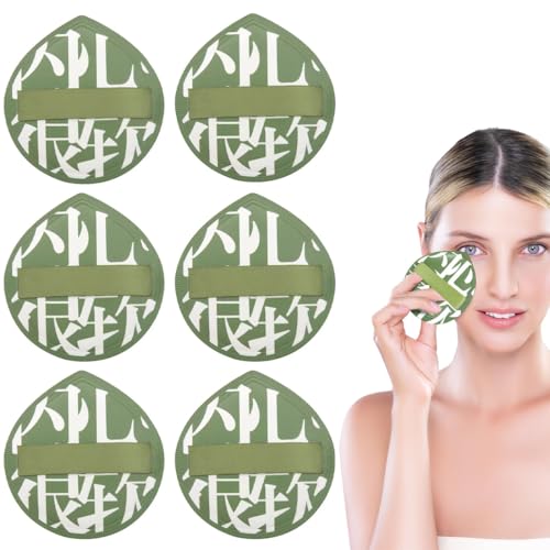 SGERUFZ 6 Stück Make-up-Schwamm für Foundation Puderquaste Große Make-up-Kissen Powder Puff Waschbar Beauty Blender Weich Schwämmchen für Flüssigkeit Kosmetik Lose Puder SGERUFZ 6 Stück Make-up-Schwamm für Foundation Puderquaste Große Make-up-Kissen Powder Puff Waschbar Beauty Blender Weich Schwämmchen für Flüssigkeit Kosmetik Lose Puder von SGERUFZ