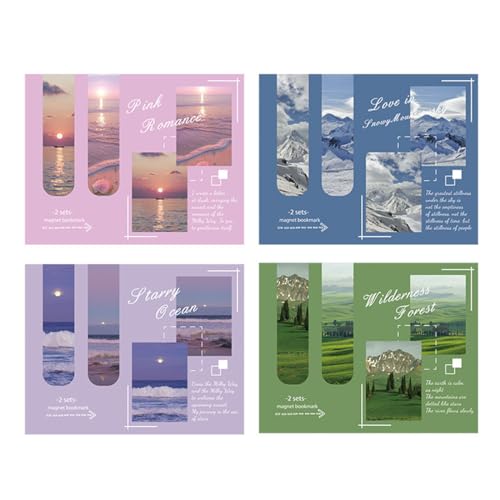 SGERUFZ 8 Stück Inspirierend Magnetisch Lesezeichen mit Ermutigenden Sprüchen und Positiven Zitate SGERUFZ 8 Stück Inspirierend Magnetisch Lesezeichen mit Ermutigenden Sprüchen und Positiven Zitate von SGERUFZ