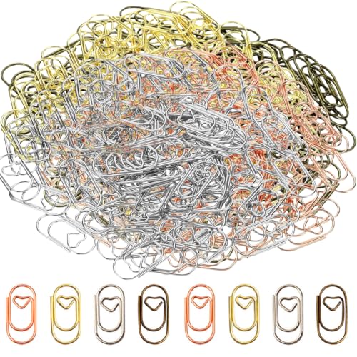 SGERUFZ 80 Pcs herzförmige Büroklammern mit für Büro, Klassenzimmer, Büroklammern SGERUFZ 80 Pcs herzförmige Büroklammern mit für Büro, Klassenzimmer, Büroklammern von SGERUFZ