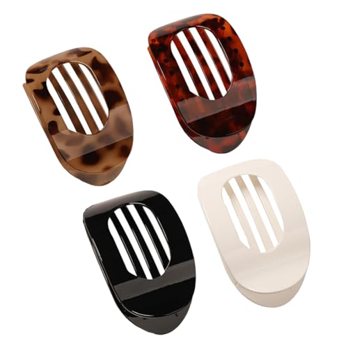 SGERUFZ Entenschnabel-Haarspange, flache Haarspange, schlicht elegante Duckbill-Haarspange für Damen und Mädchen, 4 Stück von SGERUFZ