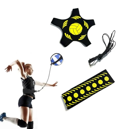 SGERUFZ Fußball Kick Trainer Fußball/Volleyball-Trainingsgerät Kicktrainer mit Verstellbarem Gürtel Fußballtraining Solo Kinder Fußballtrainingshilfe für Kinder Anfänger Kick Off Trainer von SGERUFZ