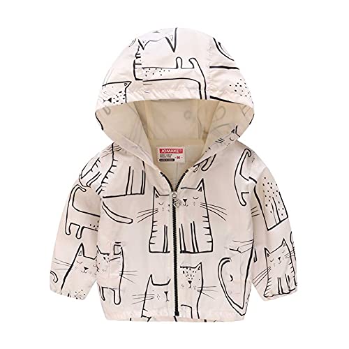 Kinder Regenjacke Übergangsjacke Winterjacke Jungen Wanderjacke Kleinkind Kinder Baby Jungen Mädchen Cartoon Dinosaurier Regenbogen Reißverschluss Winddichte Jacke Mit Kapuze Trench Leichte von SGFY