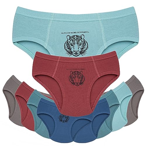 SGS 10er Pack Kinder Unterhosen Jungen Slips für Kinder Unterhosen Junge Unterwäsche 110-116 von SGS