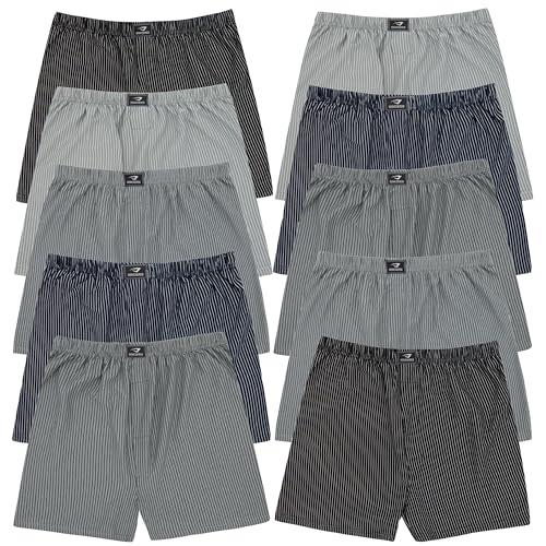 SGS 6-10 Pack Unterhosen Mann Herren Unterhosen Boxershorts Men (3XL, 10.stück - Modell A, ohne Eingriff) von SGS