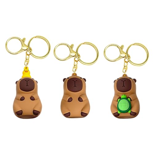 3 Cartoon Animal Keychain, Kreativer Tasche Anhänger, Ungepackte Lustige Accessoires, Niedliche Tierstyling -Ornamente. von SGSCFG