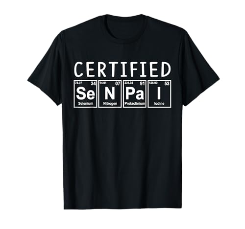 Senpai Chemie Periodensystem für Jungen, Senpai T-Shirt von SH Anime & Manga Apparel Inc.