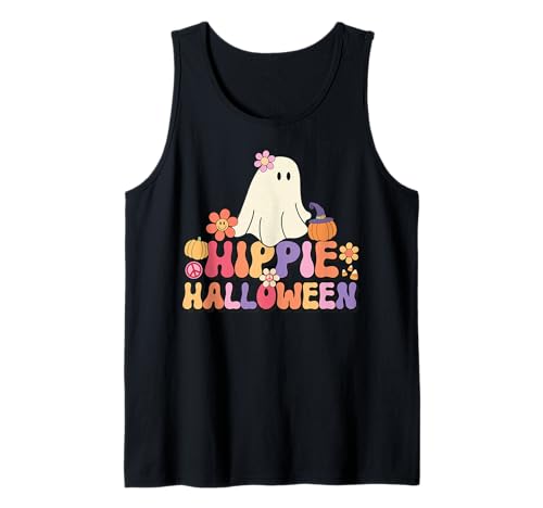 Groovy Ghost Girls Hippie Halloween Peace Zeichen Retro Frauen Tank Top Groovy Ghost Girls Hippie Halloween Peace Zeichen Retro Frauen Tank Top von SH Groovy Halloween Costumes Inc.