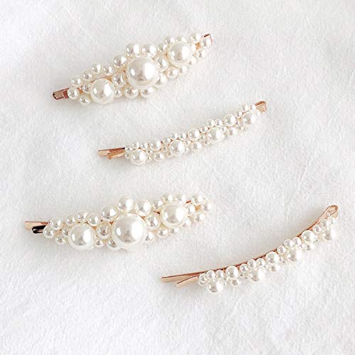SH-RuiDu 1 x Haarspange mit Perlen, für Damen und Mädchen, glitzernd, Haarspange für Hochzeitsparty. von SH-RuiDu
