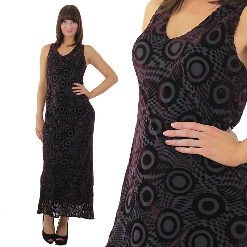 Vintage 90Er Jahre Ausbrenner Samt Kleid Lila Seide Party Grunge Medium Vintage 90Er Jahre Ausbrenner Samt Kleid Lila Seide Party Grunge Medium von SHABBYBABE