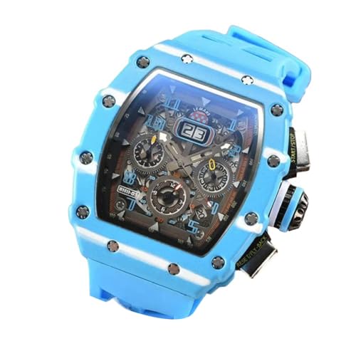 SHABD Luxuriöse Herrenuhr im Mechanischen Stil, Wasserdicht, 6-, Sekundenzeiger, Weinfassförmige Quarzuhr 5 SHABD Luxuriöse Herrenuhr im Mechanischen Stil, Wasserdicht, 6-, Sekundenzeiger, Weinfassförmige Quarzuhr 5 von SHABD