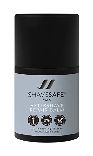 ShaveSafe After Shave Creme Balsam Herren - Nach Der Rasur Von Gesicht, Kopfhaut und Hals Auftragen - 50ml von SHABENAA SHAVESAFE FOR PERFECT SHAVING