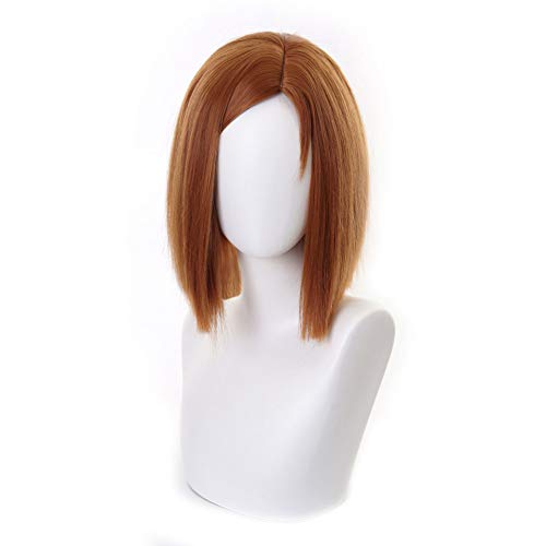 Anime Cosplay Jujutsu Kaisen Cosplay Nobara Kugisa Wig Jujutsu Kaisen Nobara Kugisaki Costume Wig-Kugisaki nobara von SHABI