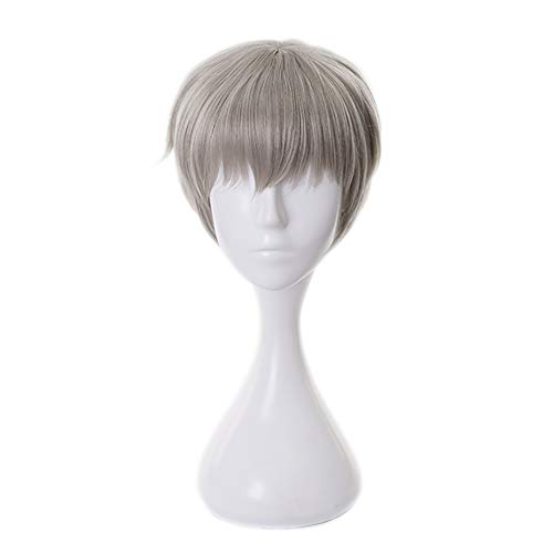 Anime Jujutsu Kaisen Toge Inumaki Cosplay Grau Kurze Hitzebeständige Synthetische Haare Halloween Karneval Party Kostüm Perücke-Inumaki toge Anime Jujutsu Kaisen Toge Inumaki Cosplay Grau Kurze Hitzebeständige Synthetische Haare Halloween Karneval Party Kostüm Perücke-Inumaki toge von SHABI
