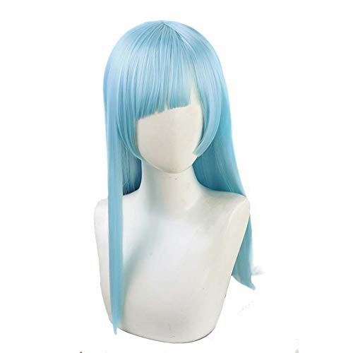 Kasumi Miwa Cosplay Jujutsu Kaisen Cosplay Perücke 70cm Weihnachten Blau Perücke Cosplay Anime Cosplay Perücken Hitzebeständige Synthetische Perücken-Miwa kasumi von SHABI