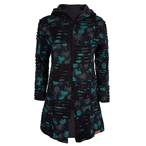 Patchwork-Kapuzenmantel Lang Damen | Hippie-Style | Modell Flower Power | Fleecefutter | Warm & Kuschelig | Goa-Jacket | Cutwork | Kapuzen-Sweatjacke | Handarbeit Nepal | Shakaloha W Petunia - XL Patchwork-Kapuzenmantel Lang Damen | Hippie-Style | Modell Flower Power | Fleecefutter | Warm & Kuschelig | Goa-Jacket | Cutwork | Kapuzen-Sweatjacke | Handarbeit Nepal | Shakaloha W Petunia - XL von SHAKALOHA LIFE IS FOR LIVING