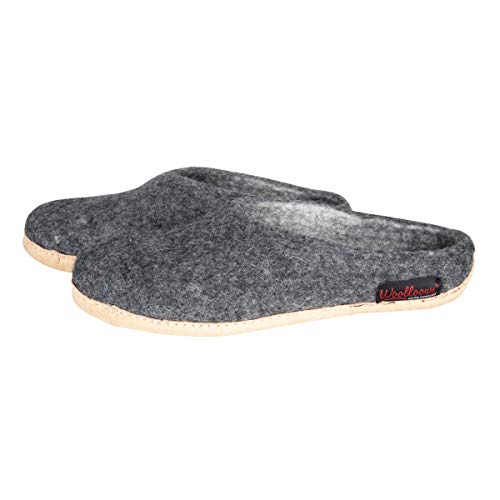 SHAKALOHA LIFE IS FOR LIVING Shuffle Gray Wool Slippers with suede sole SHAKALOHA LIFE IS FOR LIVING Shuffle Gray Wool Slippers with suede sole von SHAKALOHA LIFE IS FOR LIVING