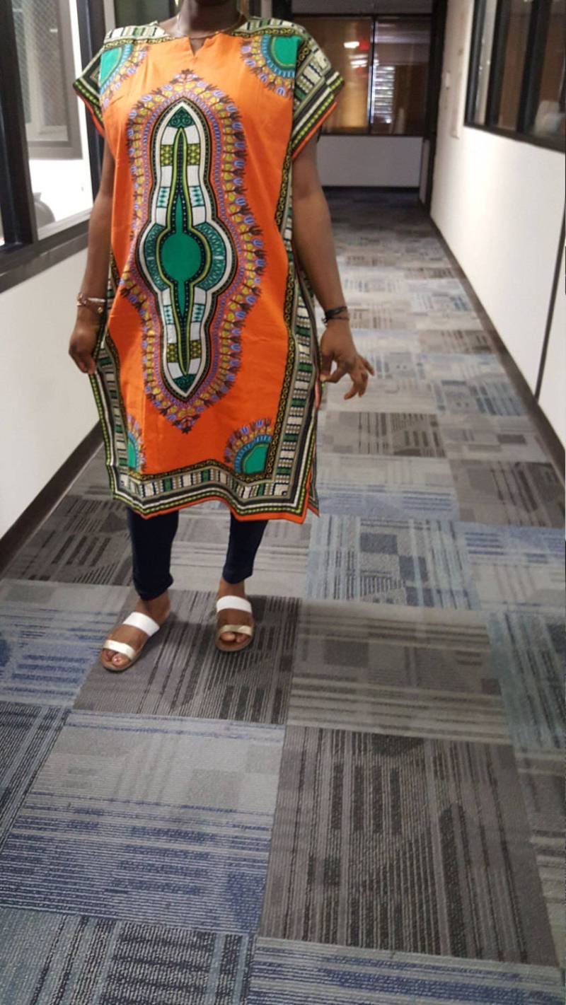 Baumwoll Dashiki Ankleide Top, One Size Kaftan von SHALOMCONCEPT