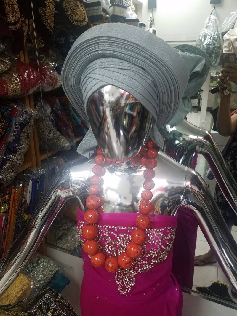 Große Runde Bambuskoralle Halskette von SHALOMCONCEPT