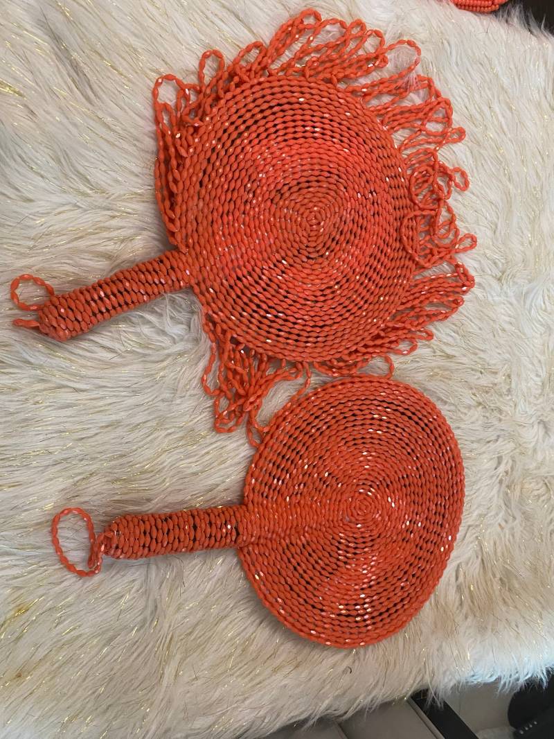 Neue Hand Perlen Perlenfächer/Bräutigam Und Brautfächer Traditioneller Fächer Runder von SHALOMCONCEPT