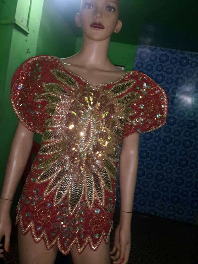 Poncho Voll Perlen Bluse/Vorne Und Hinten Pancho Plus Size Top von SHALOMCONCEPT