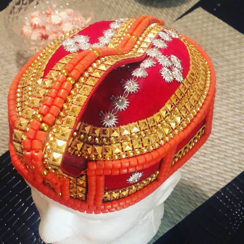 Perlenbestickter Trachtenhut/Sonderanfertigung Königlicher Stil von SHALOMCONCEPT