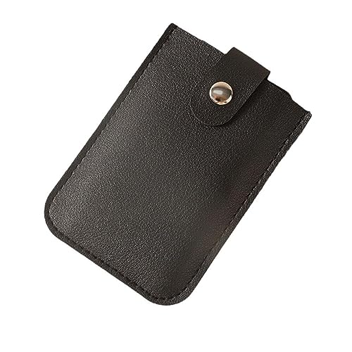 SHANGYU Multi-Card Slots Bank Credit Card Wallet Fashion Card Leather Business Case Hasp Multifunktions Geldbörse Karte Ultradünn, Schwarz von SHANGYU