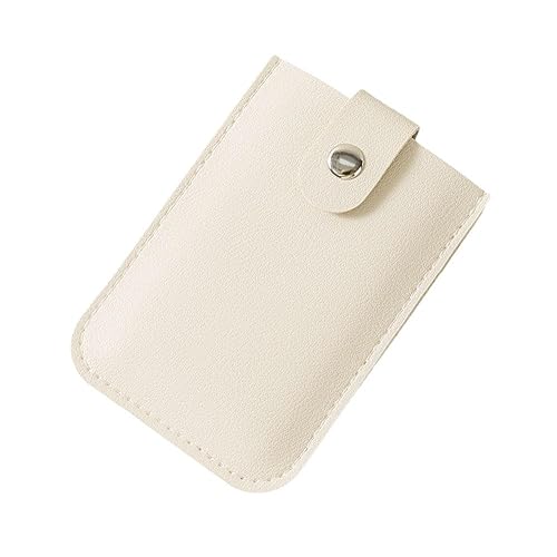 SHANGYU Multi-Card Slots Bank Credit Card Wallet Fashion Card Leather Business Case Hasp Multifunktions Geldbörse Karte Ultradünn, weiß von SHANGYU