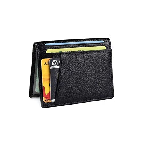 SHANGYU Ultra Slim Blocking Leder Brieftasche Kreditkarte für Männer 2020 Geldbörse Mode Geld Fall Tasche Geldbörsen Frauen, Schwarz von SHANGYU