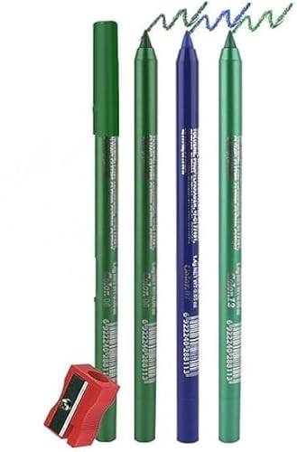 Eyeliner Stift, Waterproof Crème Glatt Metallisch Lidschattenstift, 3 Stück Eyeliner Lippen Liner Augenschatten Augenbrauen Bleistifte Stift Augen Make-up (06#+07#+12#) von SHANJIA