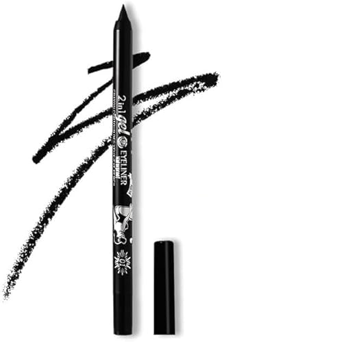 Eyeliner Stift, Waterproof Long Lasting Liner Stick, Crème Glatt Metallisch Lidschattenstift, Eyeliner Lippen Liner Augenschatten Augenbrauen Bleistifte Stift Augen Make-up (01# schwarz) von SHANJIA