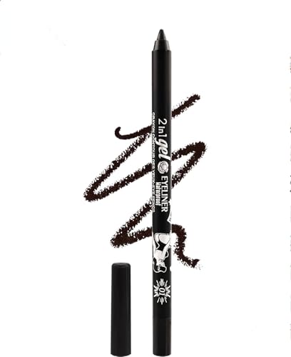 Eyeliner Stift, Waterproof Long Lasting Liner Stick, Crème Glatt Metallisch Lidschattenstift, Eyeliner Lippen Liner Augenschatten Augenbrauen Bleistifte Stift Augen Make-up (01# schwarz) von SHANJIA