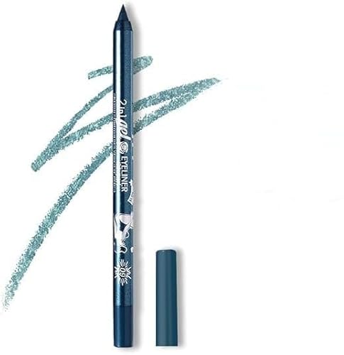 Eyeliner Stift, Waterproof Long Lasting Liner Stick, Crème Glatt Metallisch Lidschattenstift, Eyeliner Lippen Liner Augenschatten Augenbrauen Bleistifte Stift Augen Make-up (09# kaltes Blau) von SHANJIA