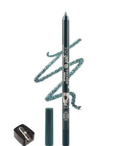 Eyeliner Stift, Waterproof Long Lasting Liner Stick, Crème Glatt Metallisch Lidschattenstift, Eyeliner Lippen Liner Augenschatten Augenbrauen Bleistifte Stift Augen Make-up (09# kaltes Blau) von SHANJIA