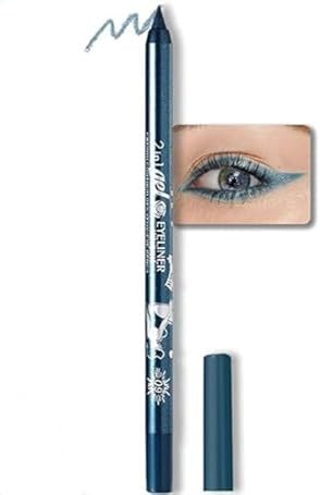 Eyeliner Stift, Waterproof Long Lasting Liner Stick, Crème Glatt Metallisch Lidschattenstift, Eyeliner Lippen Liner Augenschatten Augenbrauen Bleistifte Stift Augen Make-up (09# kaltes Blau) von SHANJIA
