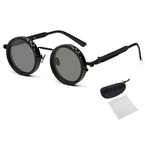 Verstellbare Tönung, abgerundete polarisierte Gläser, Retro-Sonnenbrille, 1–9 verstellbare polarisierte Sonnenbrille, polarisierte Herren-Sonnenbrille mit ND9 stufenlosen Gläsern für Strand, Reisen Verstellbare Tönung, abgerundete polarisierte Gläser, Retro-Sonnenbrille, 1–9 verstellbare polarisierte Sonnenbrille, polarisierte Herren-Sonnenbrille mit ND9 stufenlosen Gläsern für Strand, Reisen von SHANRENSAN