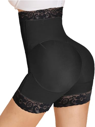 SHAPSHE Shapewear Damen Bauchweg Miederhose Unterhose Stark Formend Butt Lifter Hose Hohe Taille Figurformende Shaping Unterwäsche Shape Shorts mit Bein für Frauen von SHAPSHE