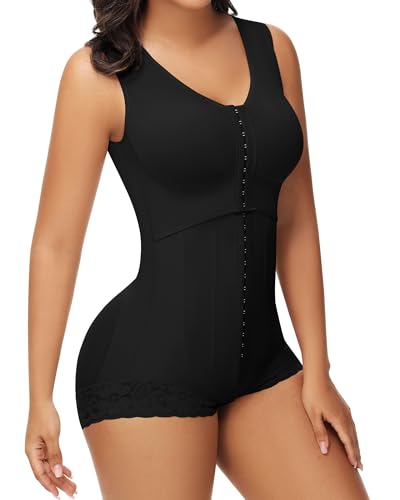 SHAPSHE Fajas Colombianas Moldeadoras BBL nach Operationen, Phase 2/3, Körperformer, Bauchkontrolle, hohe Kompression, Shapewear, Schwarz mit Stahlknochen, Medium SHAPSHE Fajas Colombianas Moldeadoras BBL nach Operationen, Phase 2/3, Körperformer, Bauchkontrolle, hohe Kompression, Shapewear, Schwarz mit Stahlknochen, Medium von SHAPSHE