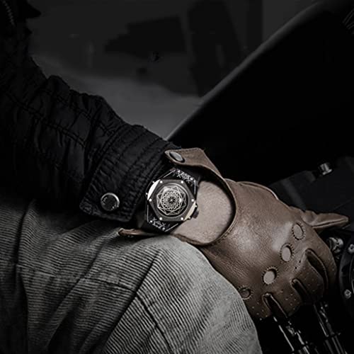 SHATONG Kreative Herren Uhr Lederband Mechanische Wasserdicht 30m Herrenuhr Kratzfest Elegantes Geschenk SHATONG Kreative Herren Uhr Lederband Mechanische Wasserdicht 30m Herrenuhr Kratzfest Elegantes Geschenk von SHATONG