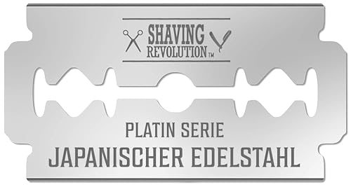 Viking Revolution - Rasierklingen - 50 Stück - Rasierklingen Herren - Sicherheitsrasierklingen für Rasieren - Platin Rasierklingen Rasierhobel, Japanischer Edelstahl von SHAVING REVOLUTION