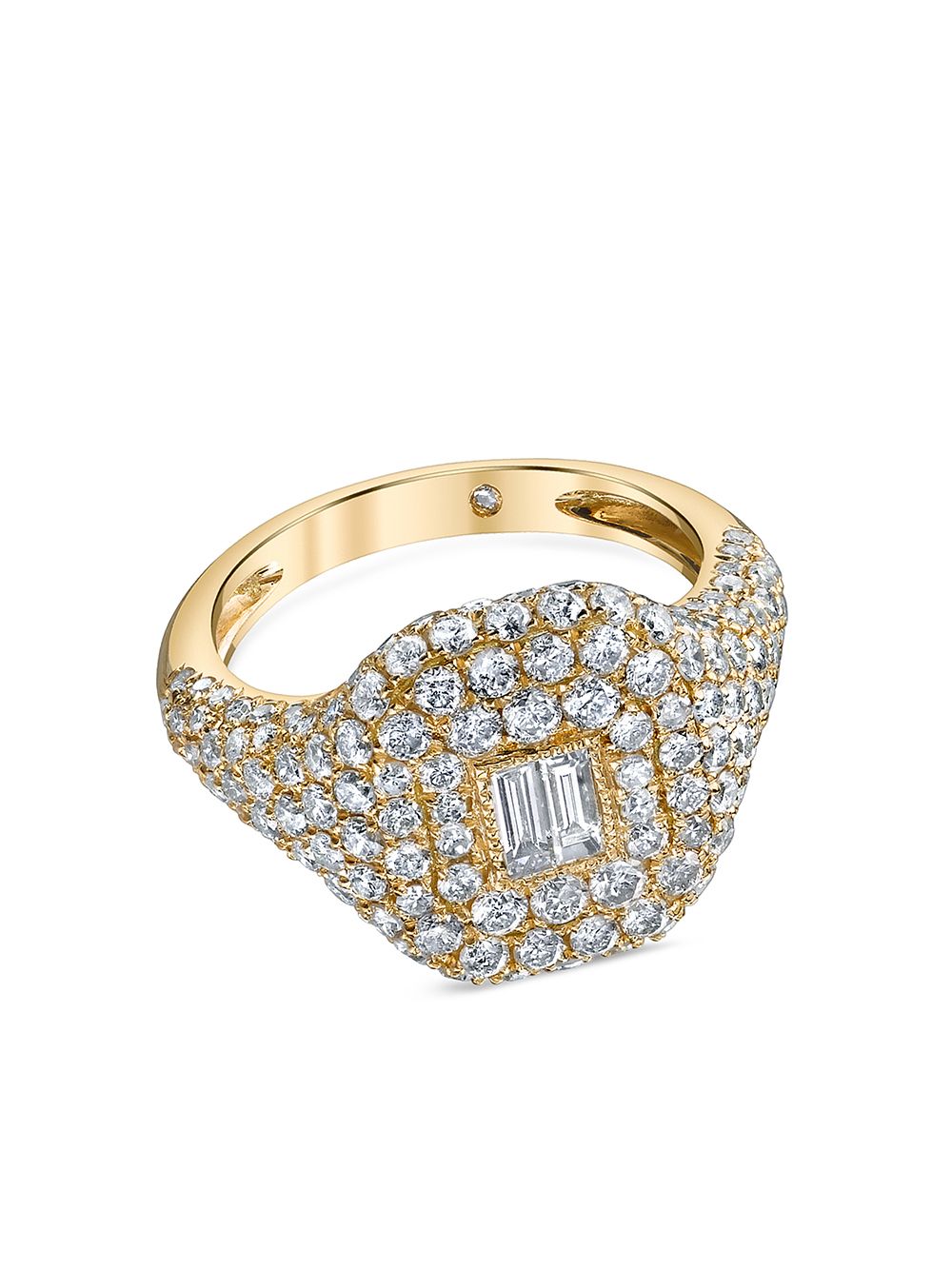 SHAY 18kt Gelbgoldring mit Diamanten von SHAY