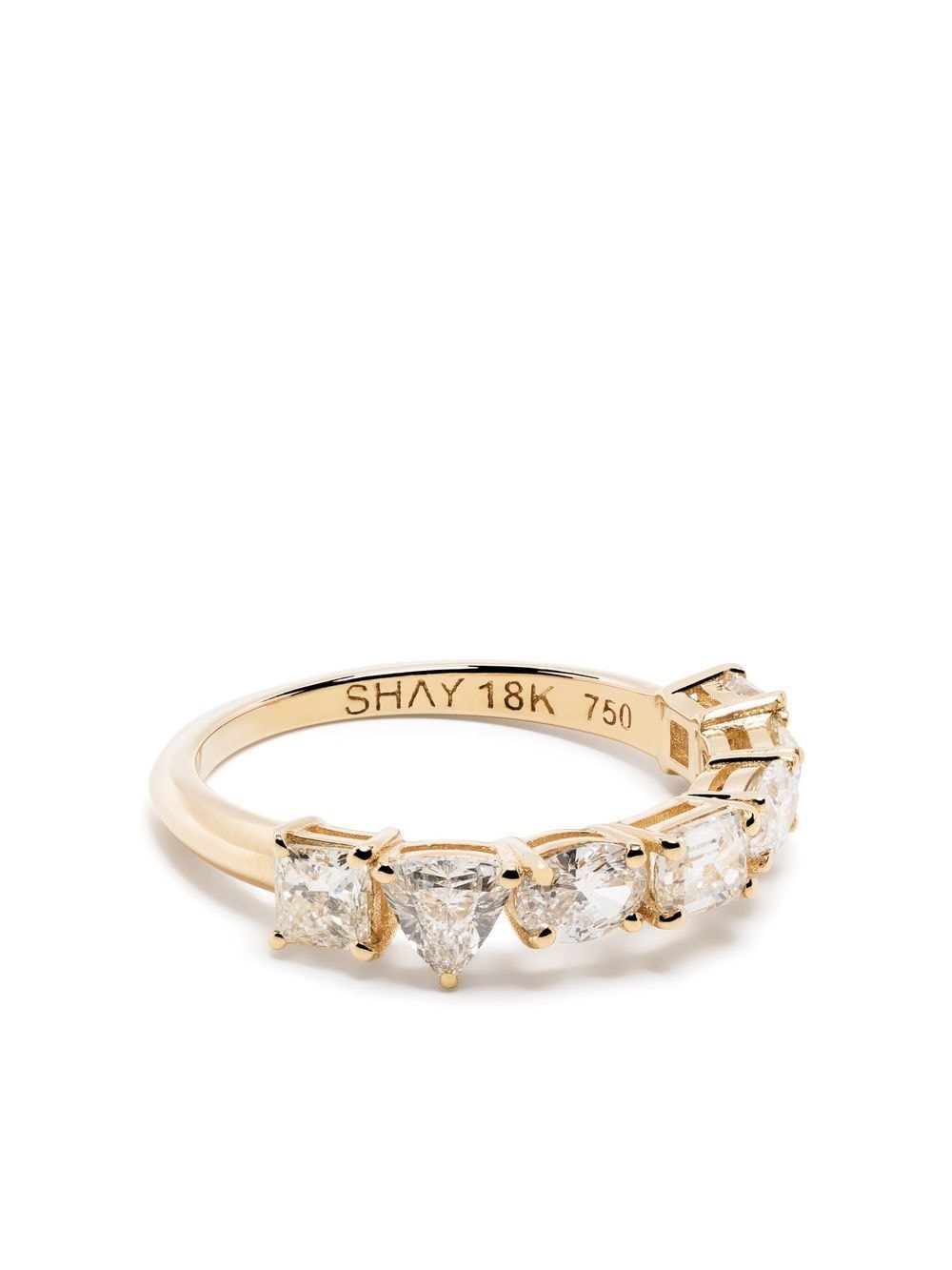 SHAY 18kt Jasmin Gelbgoldring mit Diamanten von SHAY