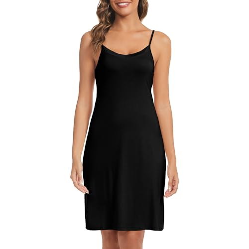 SHCNSJC Damen Unterkleid Nachthemd kurz Damen Petticoat Knielang Full Slip Miederkleid Sexy Negligee Damen Unterrock,Schwarz,XL SHCNSJC Damen Unterkleid Nachthemd kurz Damen Petticoat Knielang Full Slip Miederkleid Sexy Negligee Damen Unterrock,Schwarz,XL von SHCNSJC