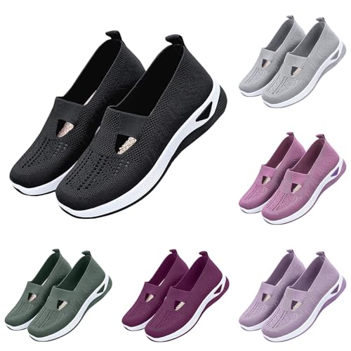 Git-up Damen Walking Schuhe mit Klettverschluss Atmungsaktives Vermascht Krankenschwester Schuhe Leichtes Memory Schaum Luftkissen Sneaker Git-up Damen Walking Schuhe mit Klettverschluss Atmungsaktives Vermascht Krankenschwester Schuhe Leichtes Memory Schaum Luftkissen Sneaker von SHE.White