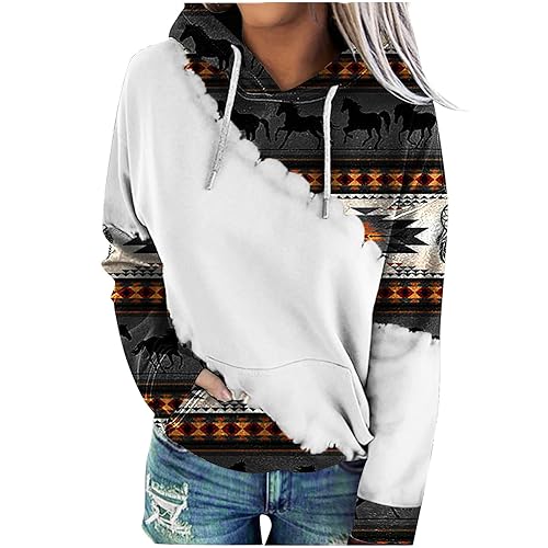 Damen Ostern Sweatshirt Langarmshirt Hasen Drucken Pullover Herbst Ostern Bluse Tops Hasen Bluse Sommer Sweatshirt von SHECO